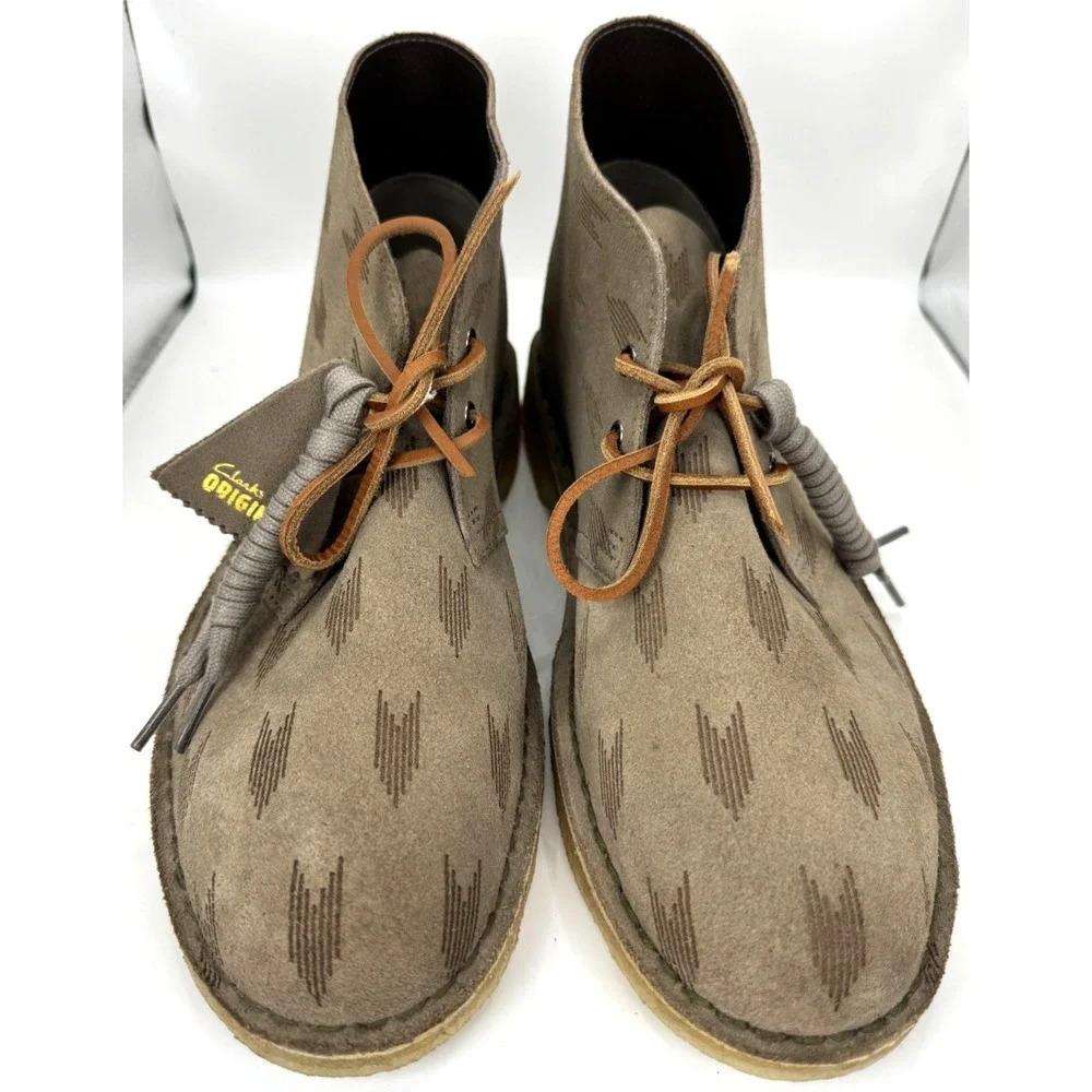 Clarks Original's Desert Boot Charles F. Stead Grey Suede Mens Sz 11.5 26165992
